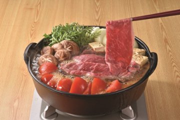 【北海道直送】 たにぐち精肉店 ふらの和牛 ももすき焼用 380ｇ 【全国送料込】(沖縄・離島除く)画像
