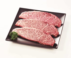 【北海道直送】 たにぐち精肉店 ふらの和牛 ももステーキ用 390ｇ 【全国送料込】(沖縄・離島除く)の画像