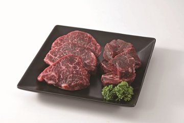 【北海道直送】 ノベルズ食品 十勝ハーブ牛 ヒレステーキセット　500g 【全国送料込】(沖縄・離島除く)の画像