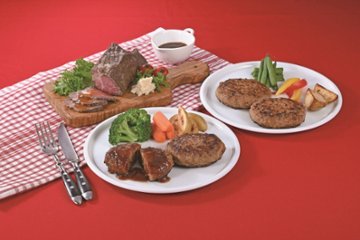 【北海道直送】 トヨニシファーム 帯広牛ローストビーフ＆豊西牛ハンバーグギフト 【全国送料込】(沖縄・離島除く)画像