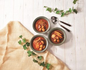 【北海道直送】 室蘭うずら園 室蘭うずら園のすぅぷかれー3食セット 【全国送料込】(沖縄・離島除く)画像