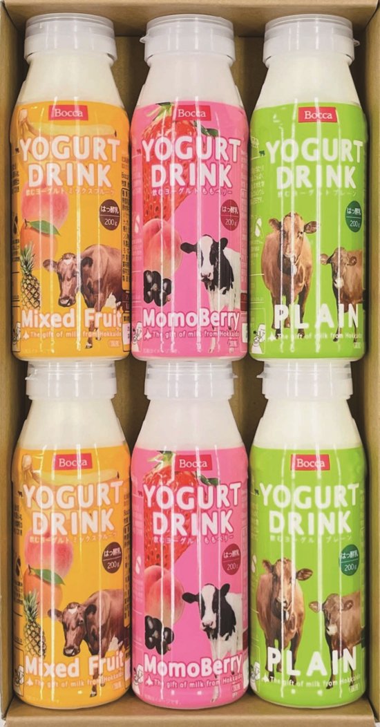 【北海道直送】 牧家 ３種の飲むヨーグルト６本セット 【全国送料込】(沖縄・離島除く)画像