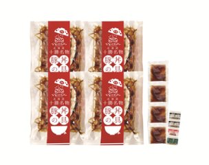 【北海道直送】 オリエンタルフーズ×なないろキッチン 北海道産豚丼4食セット（3種の香辛料付） 【全国送料込】(沖縄・離島除く)画像