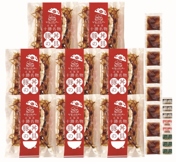 【北海道直送】 オリエンタルフーズ×なないろキッチン 北海道産豚丼8食セット（3種の香辛料付） 【全国送料込】(沖縄・離島除く)画像