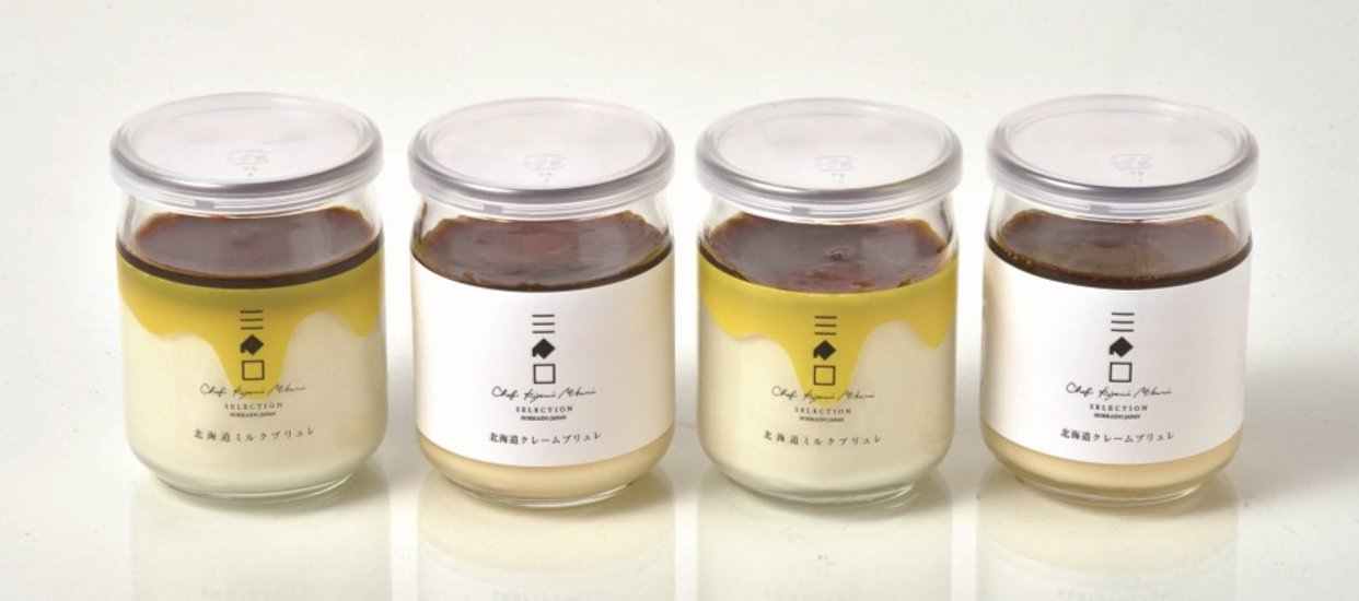 【北海道直送】  三國推奨　北海道クレームブリュレ2種4本セット MCM-4 【全国送料込】(沖縄・離島除く)画像