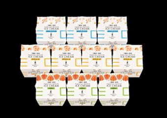 【北海道直送】  三國推奨　北海道プレミアムアイス３種セット(１０個) MNA-R10 【全国送料込】(沖縄・離島除く)の画像