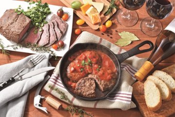 【北海道直送】  三國推奨　十勝工場発ハンバーグ６食セット AH-3 【全国送料込】(沖縄・離島除く)の画像