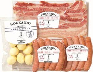 【北海道直送】  三國推奨　北海道手作りハムギフト MN-A 【全国送料込】(沖縄・離島除く)の画像