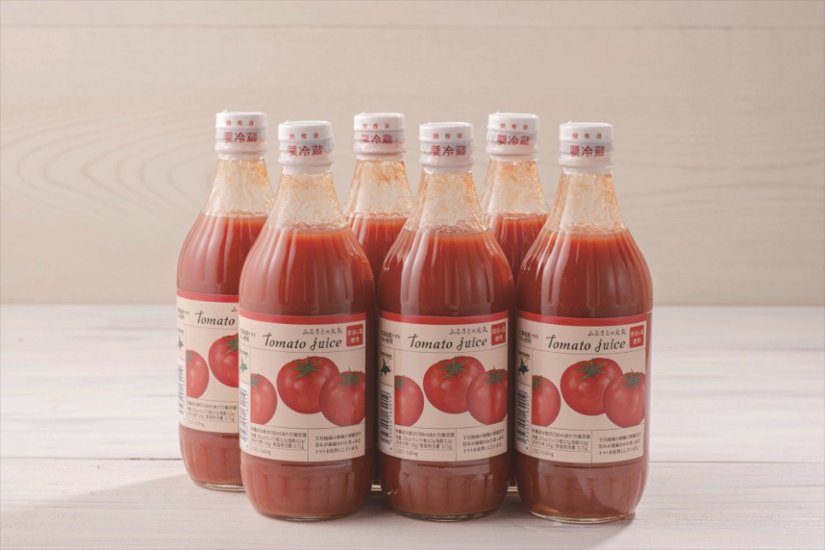 【北海道直送】 下川事業協同組合 とまとジュース「ふるさとの元気」５００ｍｌ×６本（有塩）画像