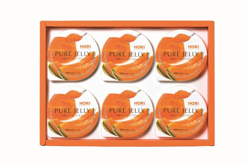 【北海道直送】 ホリ 夕張メロンピュアゼリー６個入り HYPJ6画像