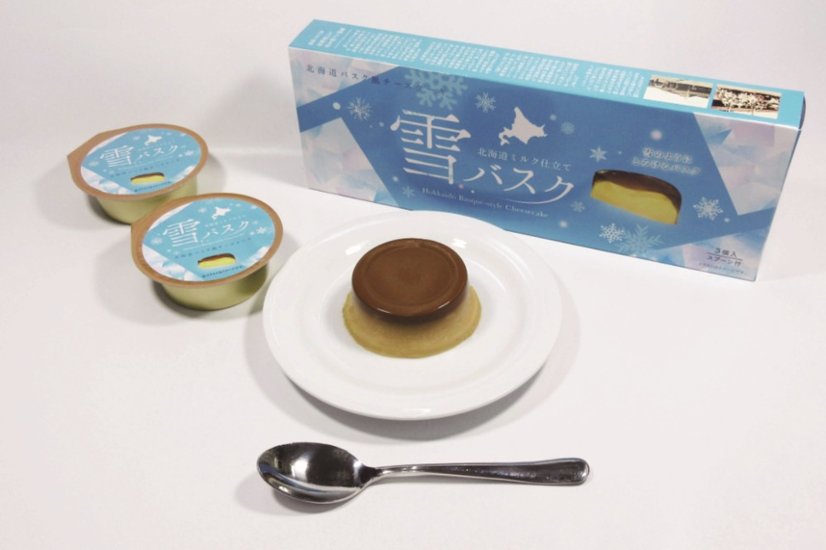 【北海道直送】 ベル食品 北海道バスク風チーズケーキ雪バスク画像