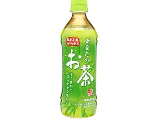 サンガリア あなたのお茶Ｐ５００ｍｌ ×24 【全国送料無料】(一部地域別途)の画像