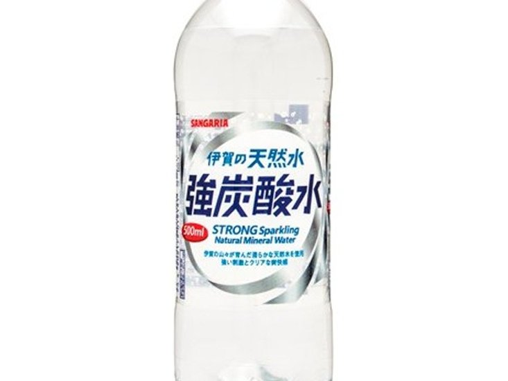 サンガリア 伊賀の天然水強炭酸水Ｐ５００ｍｌ   ×24 【全国送料無料】(一部地域別途)画像