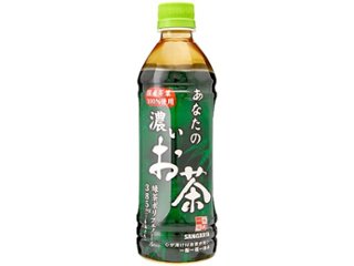 サンガリア あなたの濃いお茶 Ｐ５００ｍｌ  ×24 【全国送料無料】(一部地域別途)の画像
