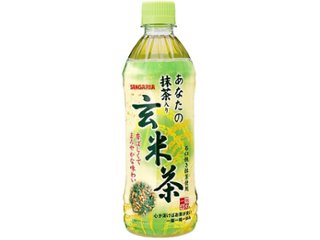 サンガリア あなたの抹茶入り玄米茶 Ｐ５００ｍｌ  ×24 【全国送料無料】(一部地域別途)の画像