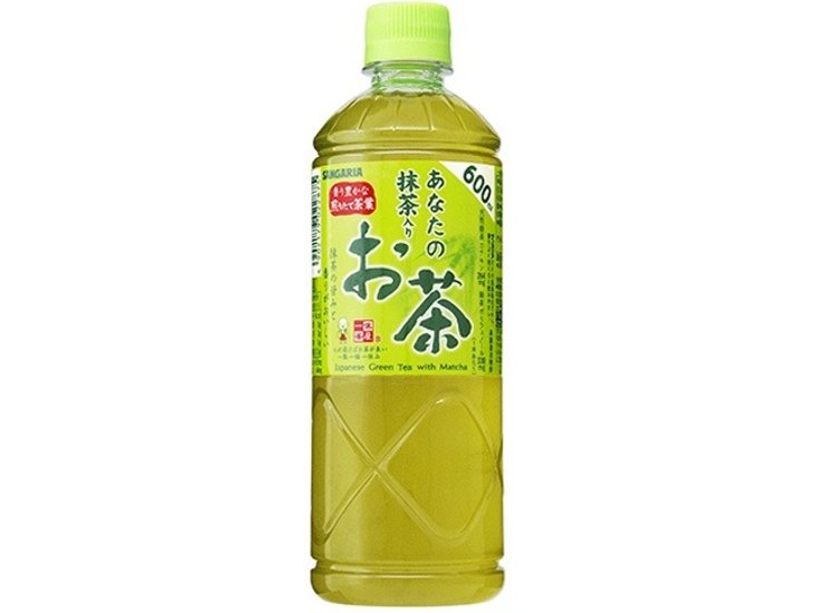 サンガリア あなたの抹茶入りお茶Ｐ６００ｍｌ  ×24 【全国送料無料】(一部地域別途)画像