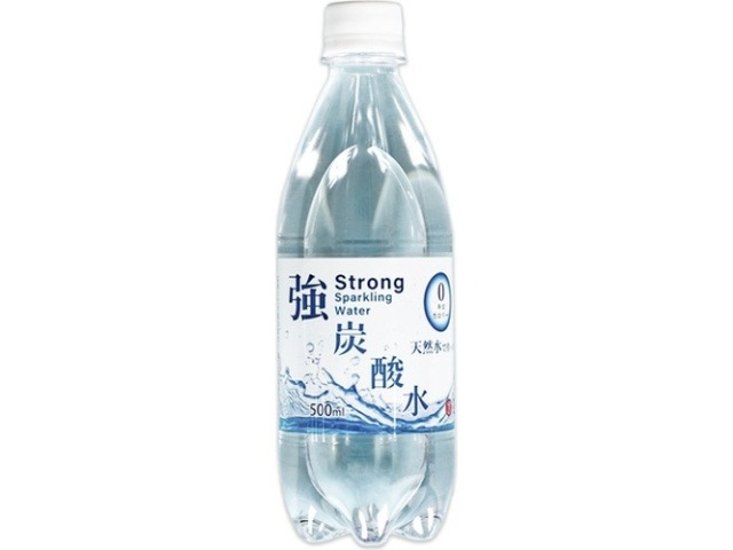 Ｔ・友桝 強炭酸水 Ｐ５００ｍｌ  ×24 【全国送料無料】(一部地域別途)画像