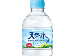 サントリー 天然水Ｐ５５０ｍｌ（南アルプス）手売用  ×24 【全国送料無料】(一部地域別途)の画像
