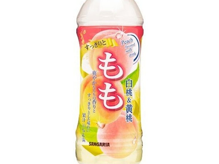 サンガリア すっきりともも Ｐ５００ｍｌ  ×24 【全国送料無料】(一部地域別途)画像