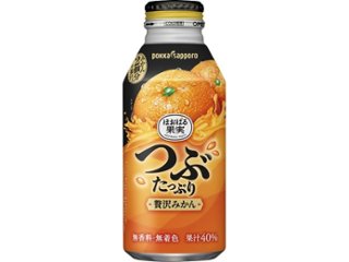 ポッカサッポロフード つぶたっぷり贅沢みかんＢ缶４００ｇ   ×24 【全国送料無料】(一部地域別途)の画像