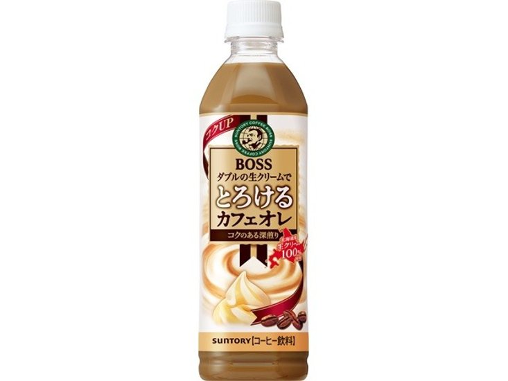 ボス とろけるカフェオレ Ｐ５００ｍｌ  ×24 【全国送料無料】(一部地域別途)画像
