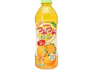 サンガリア つぶつぶオレンジ Ｐ５００ｍｌ   ×24 【全国送料無料】(一部地域別途)の画像