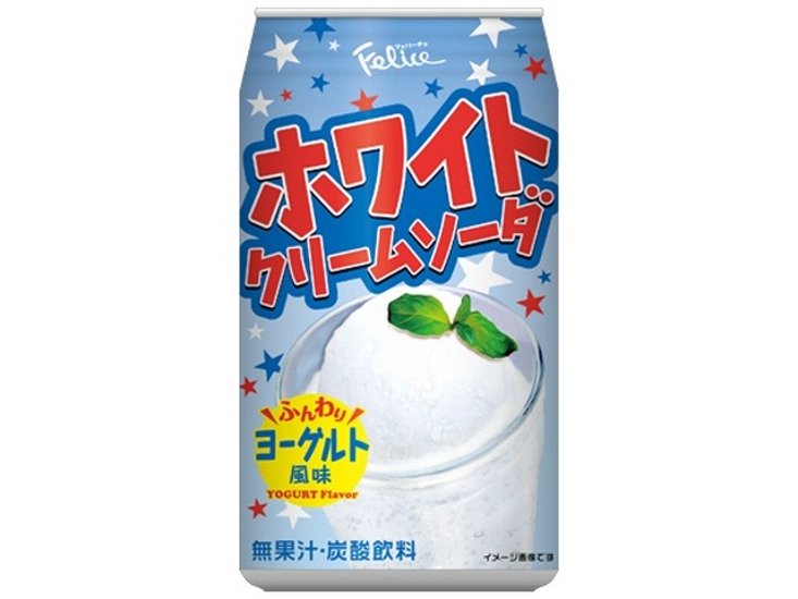 富永 ホワイトクリームソーダ ３５０ｍｌ  ×24 【全国送料無料】(一部地域別途)画像