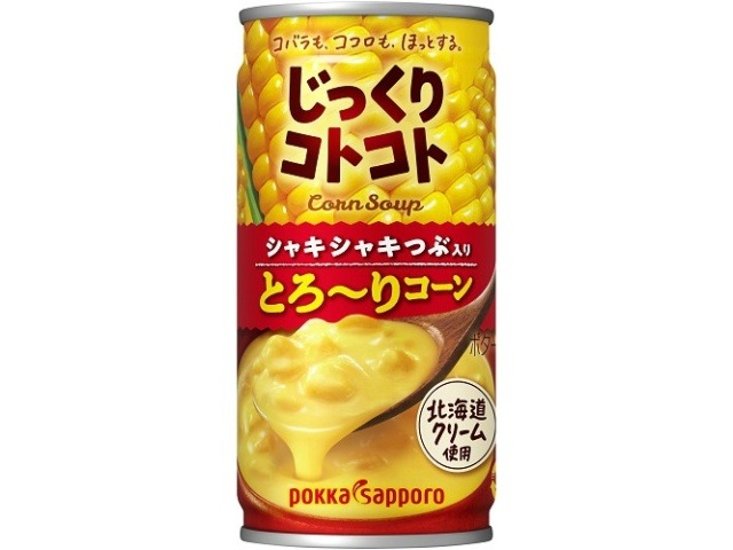 ポッカサッポロフード じっくりコトコトとろ〜りコーン缶１９０ｇ   ×30 【全国送料無料】(一部地域別途)画像