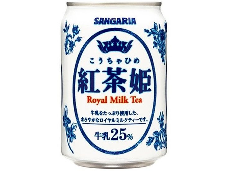 サンガリア 紅茶姫ロイヤルミルクティ２７５ｇ ×24 【全国送料無料】(一部地域別途)画像