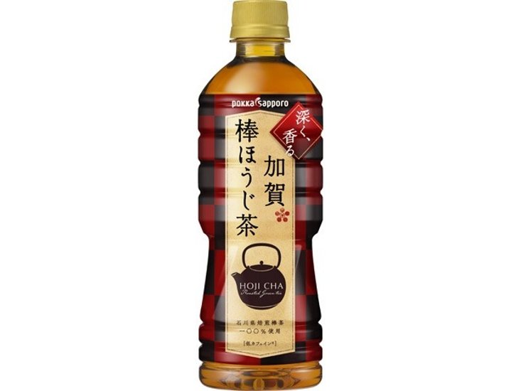 ポッカサッポロフード 加賀棒ほうじ茶 Ｐ５２５ｍｌ  ×24 【全国送料無料】(一部地域別途)画像