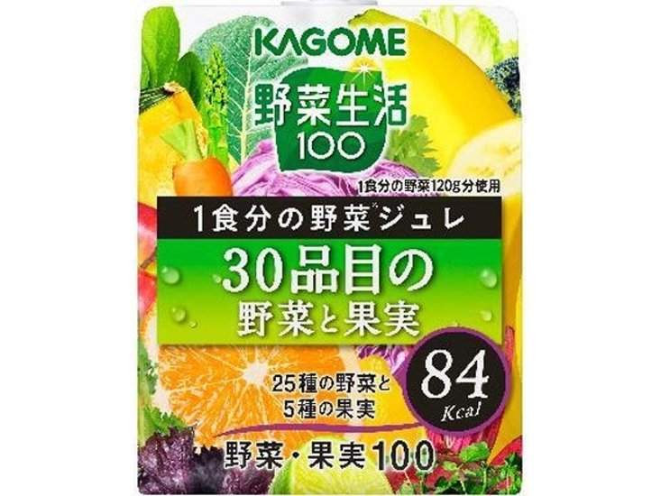 カゴメ 野菜生活１００野菜ジュレ３０品目野菜と果実  ×6 【全国送料無料】(一部地域別途)画像