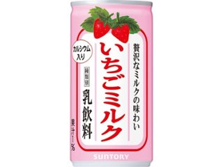 サントリー いちごミルク １９０ｇ缶  ×30 【全国送料無料】(一部地域別途)の画像