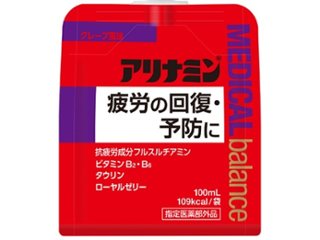 アリナミン メディカルバランスグレープ１００ｍｌ  ×6 【全国送料無料】(一部地域別途)の画像