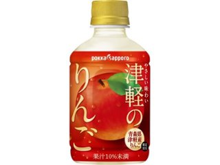 ポッカサッポロフード 津軽のりんご Ｐ２８０ｍｌ  ×24 【全国送料無料】(一部地域別途)の画像