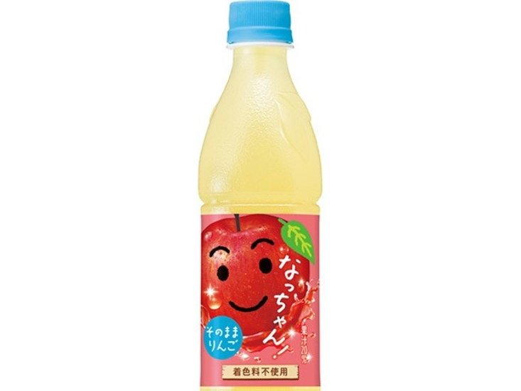 なっちゃん そのままりんご Ｐ４２５ｍｌ  ×24 【全国送料無料】(一部地域別途)画像