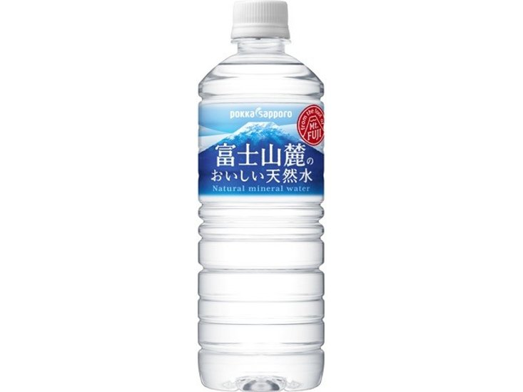 ポッカサッポロフード 富士山麓のおいしい天然水 Ｐ５９０ｍｌ  ×24 【全国送料無料】(一部地域別途)画像