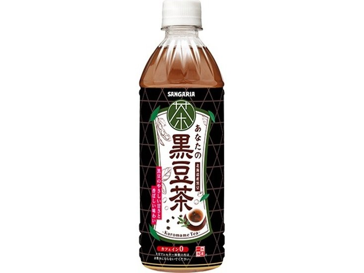 サンガリア あなたの黒豆茶 Ｐ５００ｍｌ  ×24 【全国送料無料】(一部地域別途)画像