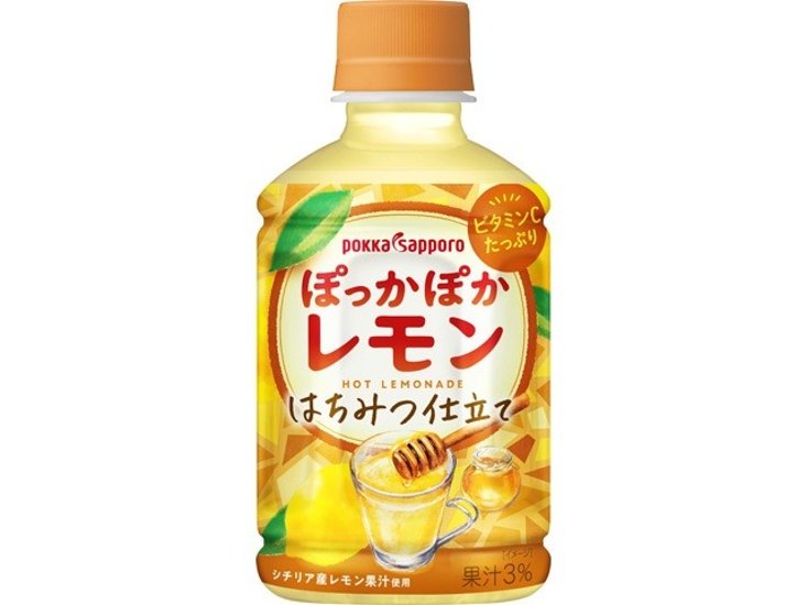 ポッカサッポロフード ぽっかぽかレモンＰ２７５ｍｌ   ×24 【全国送料無料】(一部地域別途)画像