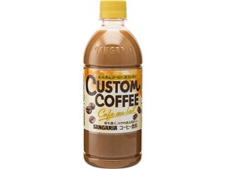 サンガリア カスタムコーヒーカフェオレＰ５００ｍｌ  ×24 【全国送料無料】(一部地域別途)の画像