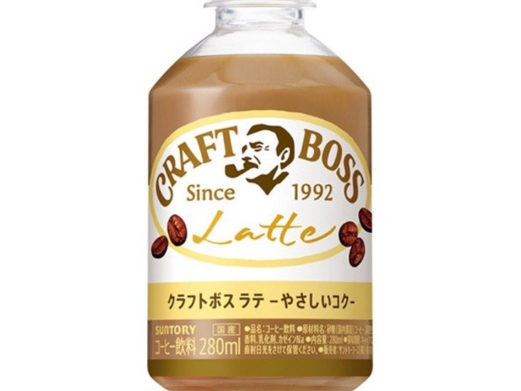 クラフトボス ラテＰ２８０ｍｌ  ×24 【全国送料無料】(一部地域別途)画像