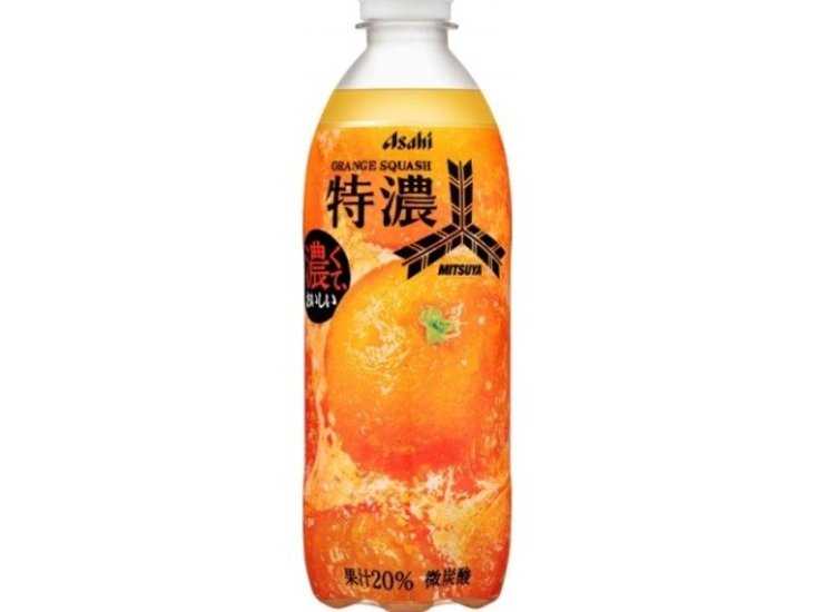 三ツ矢 特濃オレンジスカッシュＰ５００ｍｌ ×24 【全国送料無料】(一部地域別途)画像