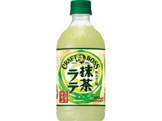 クラフトボス 抹茶ラテ Ｐ５００ｍｌ  ×24 【全国送料無料】(一部地域別途)の画像