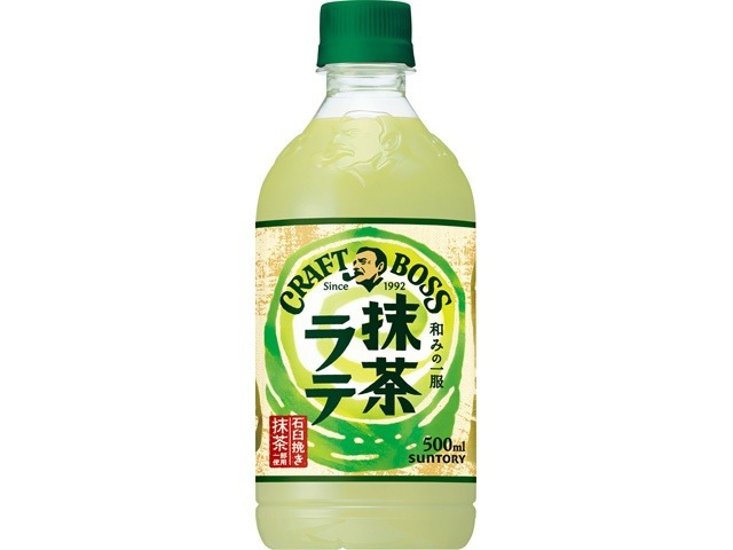 クラフトボス 抹茶ラテ Ｐ５００ｍｌ  ×24 【全国送料無料】(一部地域別途)画像