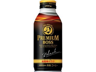 プレミアムボス ブラックＨ・Ｃ兼用 Ｂ缶３９０ｇ  ×24 【全国送料無料】(一部地域別途)の画像