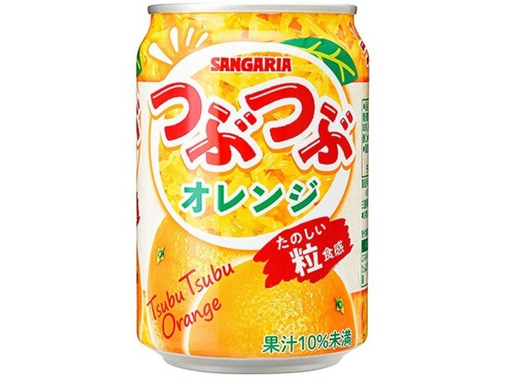 サンガリア つぶつぶオレンジ 缶２８０ｇ ×24 【全国送料無料】(一部地域別途)画像