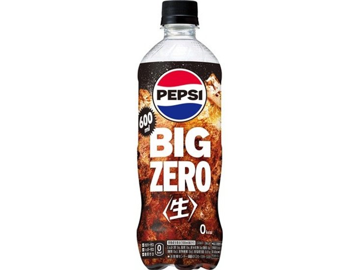 ペプシ 〈生〉ゼロ Ｐ６００ｍｌ  ×24 【全国送料無料】(一部地域別途)画像