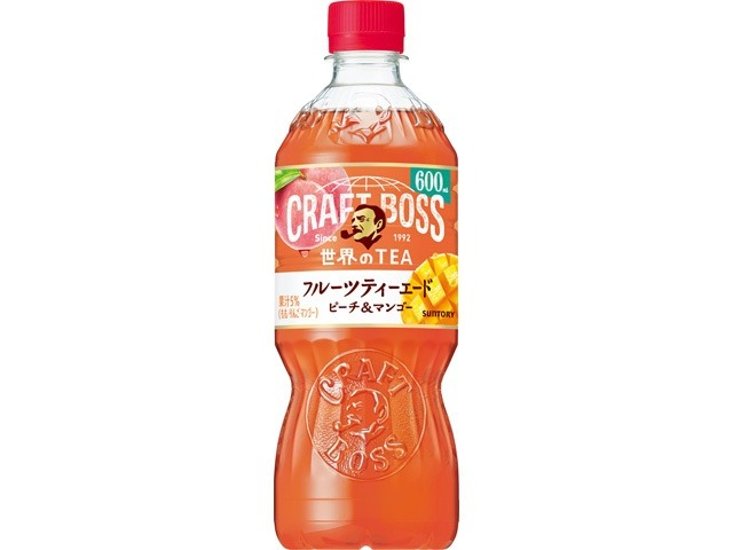 クラフトボス フルーツティーエード手売用 Ｐ６００  ×24 【全国送料無料】(一部地域別途)画像