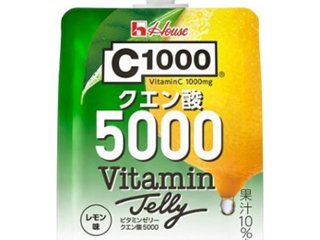 ハウスウェルネスフーズ Ｃ１０００ゼリークエン酸５０００  ×6 【全国送料無料】(一部地域別途)の画像