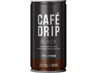 富永 カフェドリップ ブラックコーヒー缶１８５ｇ  ×30 【全国送料無料】(一部地域別途)の画像