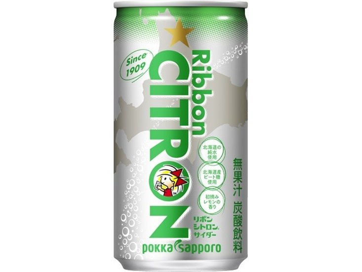 ポッカサッポロフード リボンシトロン １９０ｇ ×30 【全国送料無料】(一部地域別途)画像